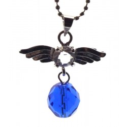 Angel Inspired Siberian Blue Quartz Gemstone Pendant